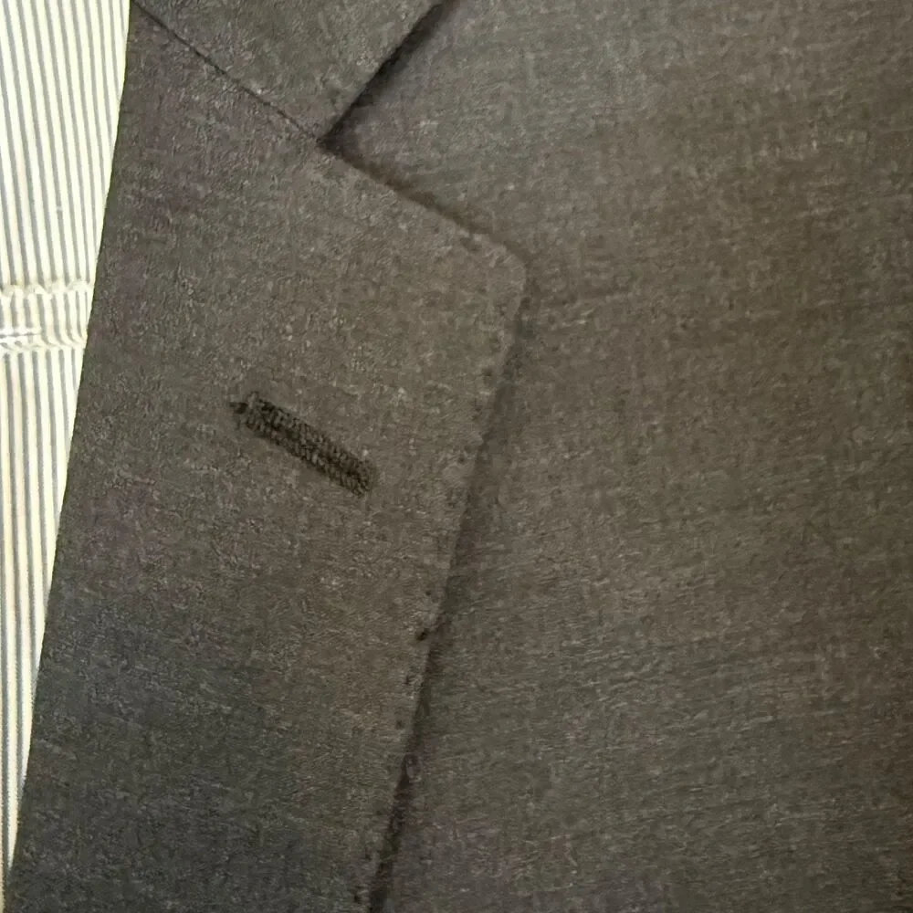 Brooks Brothers Explorer Regent Fit Men's 48R Dark Gray Wool Blend Blazer